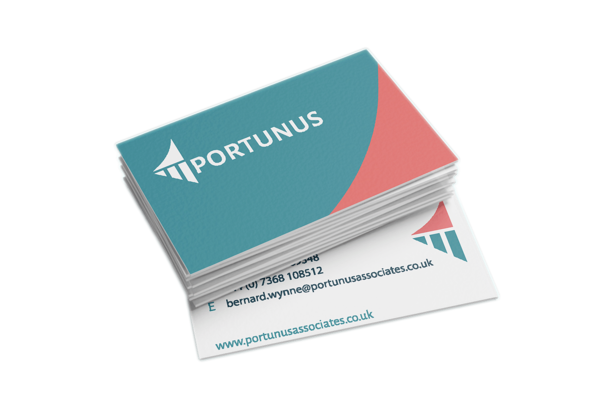 Portunus Business Cards Mockup Trans